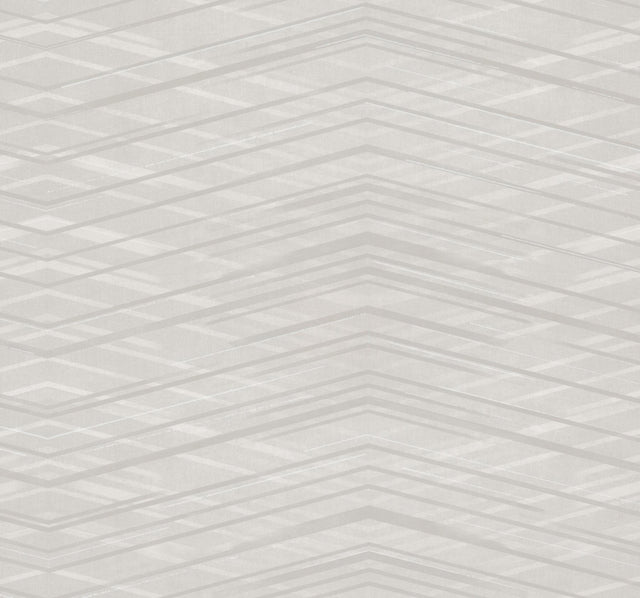 Candice Olson Focal Point Light Grey Chevron Wallpaper