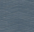 Candice Olson Focal Point Blue Chevron Wallpaper