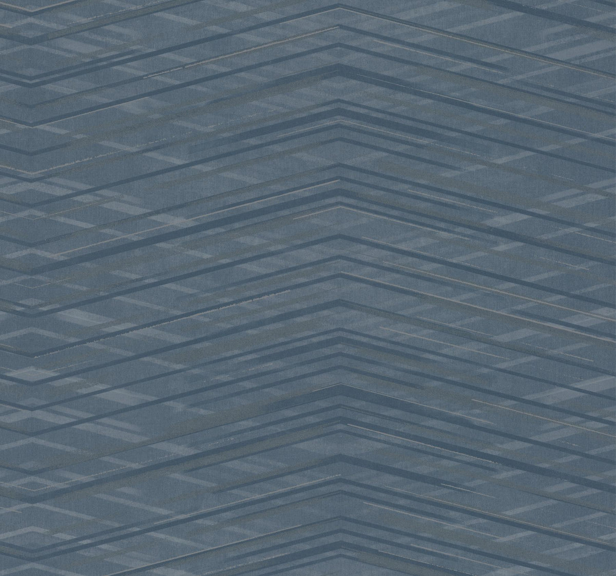 Candice Olson Focal Point Blue Chevron Wallpaper