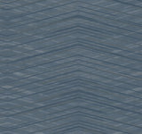 Candice Olson Focal Point Blue Chevron Wallpaper