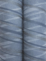 Candice Olson Focal Point Blue Chevron Wallpaper