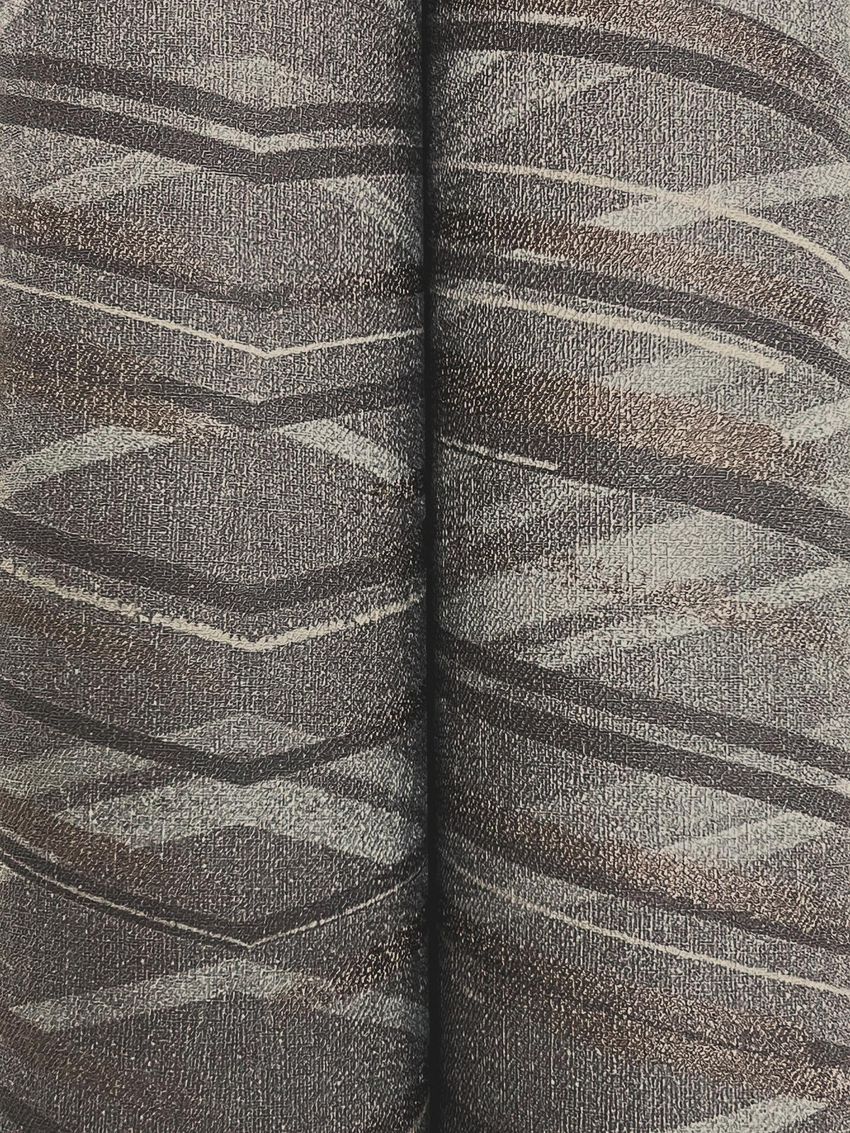 Candice Olson Focal Point Chocolate Chevron Wallpaper