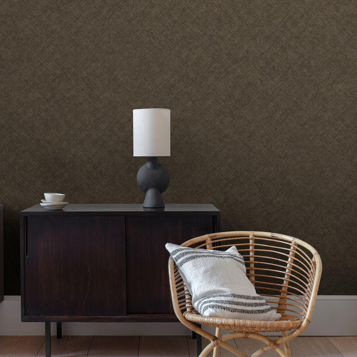 Galerie CO1106 Concept Graphic Concrete Black Wallpaper CO1106 Black Wallpaper