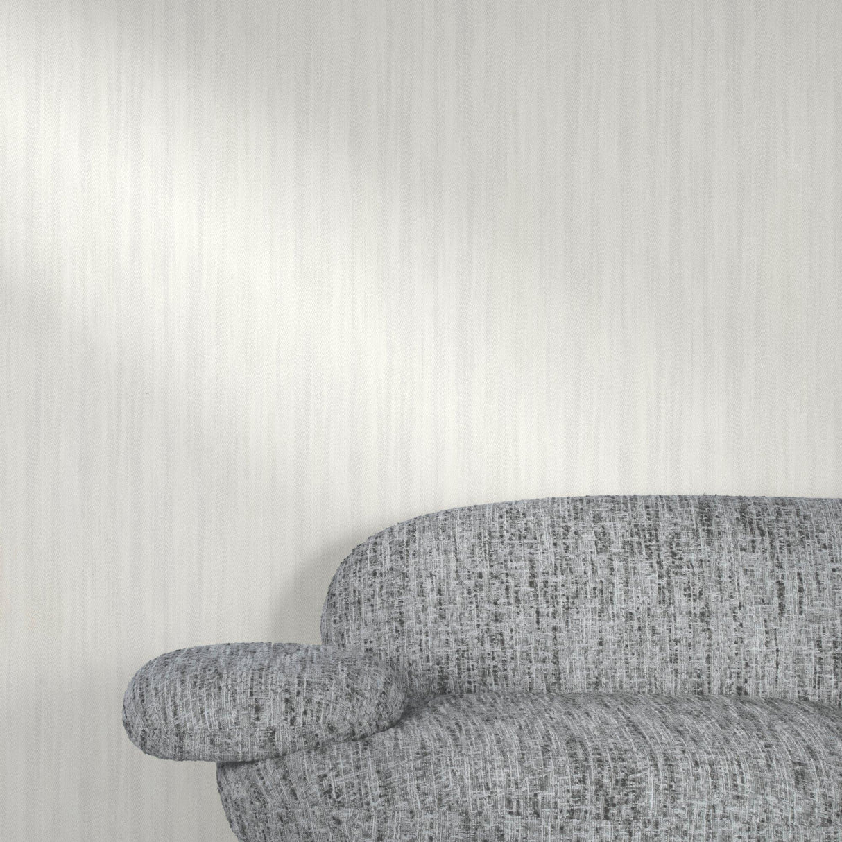 Galerie 205102 Textured Vibes Textile Plain Grey Wallpaper 205102 Grey Wallpaper
