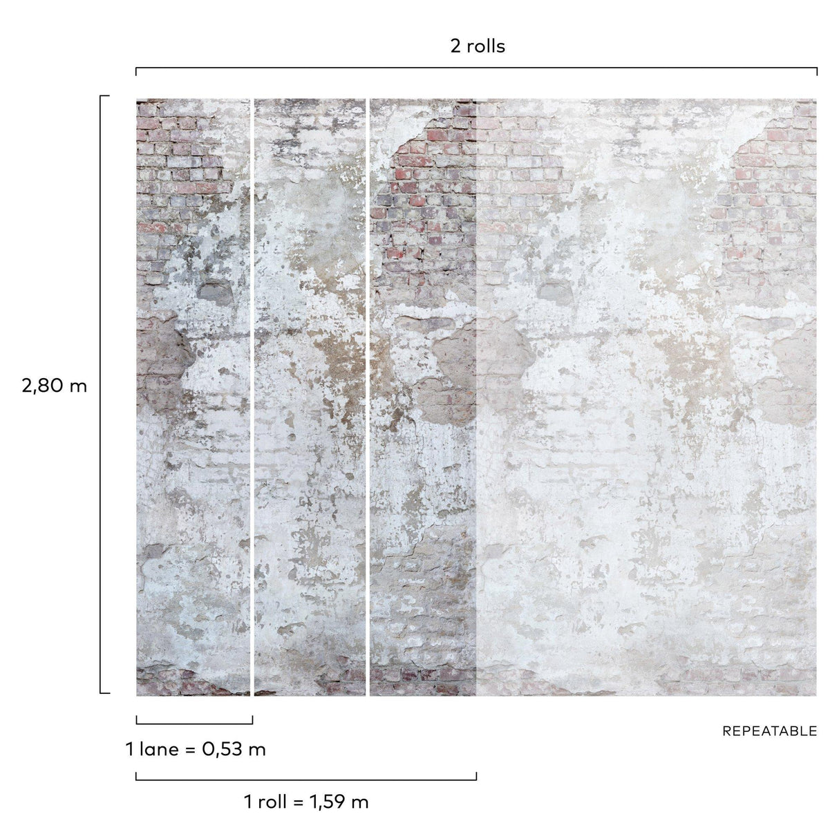 Galerie A42301 Orom II Photographic Motive White Mural A42301 White Mural