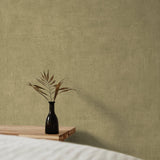 Galerie A51514 Orom II Patinated Plain Green Wallpaper A51514 Green Wallpaper