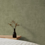 Galerie A51515 Orom II Patinated Plain Green Wallpaper A51515 Green Wallpaper