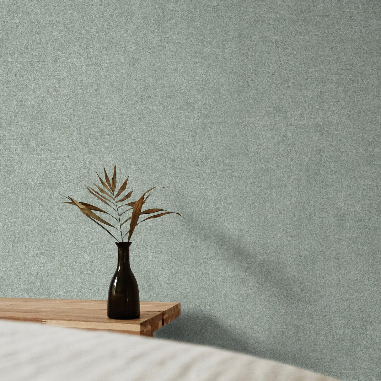 Galerie A51518 Orom II Patinated Plain Blue Wallpaper A51518 Blue Wallpaper