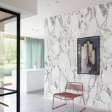 Galerie A52501 Orom II Marble Plain White Mural A52501 White Mural