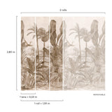 Galerie A53501 Orom II Tropical Motive Pink Mural A53501 Pink Mural