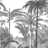 Galerie A58201 Orom II Trees Motive Black Mural A58201 Black Mural