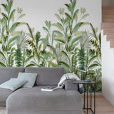 Galerie A59502 Orom II Branched Leaves All-over Green Mural A59502 Green Mural