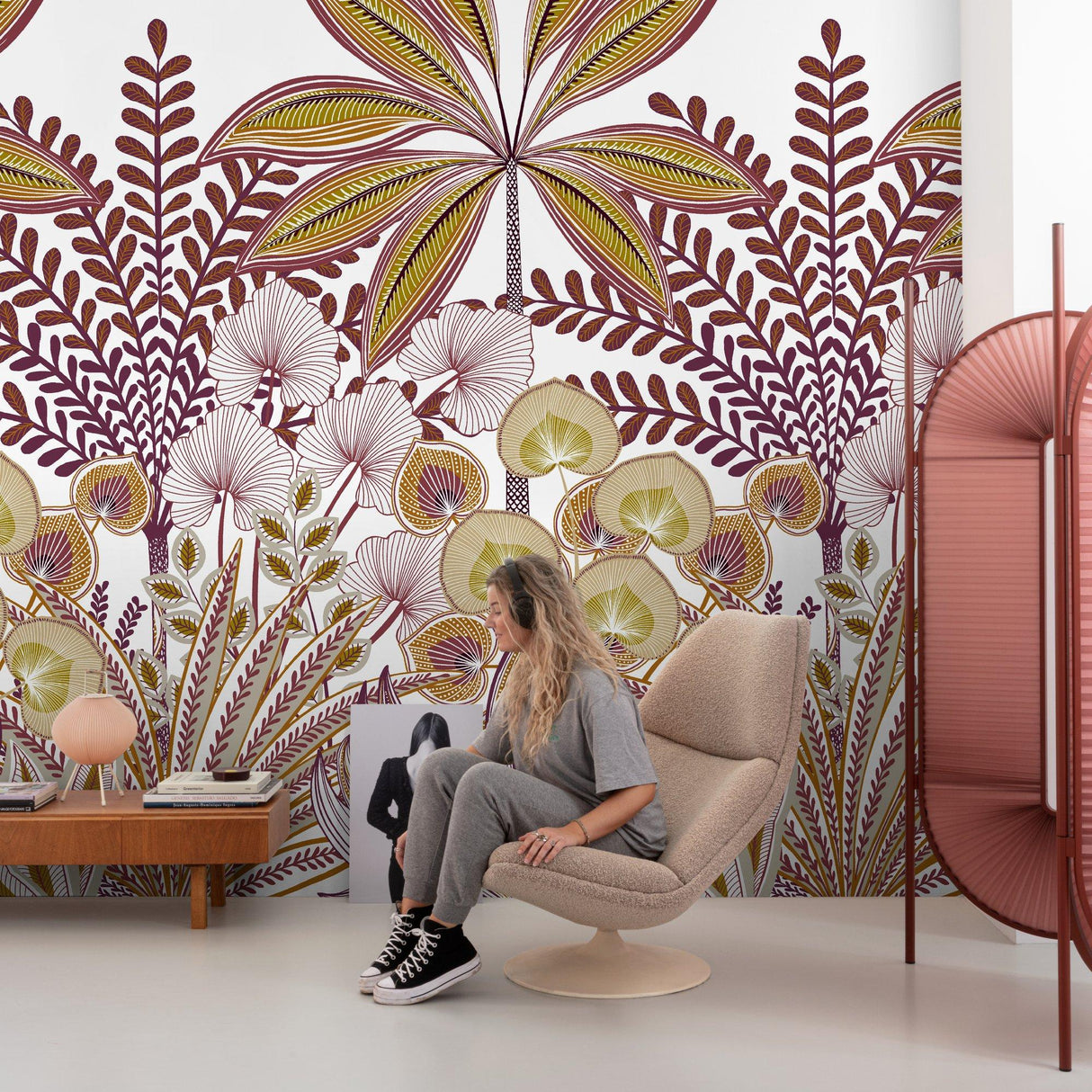 Galerie A67701 Orom II Decorative motives Purple Lilac Mural A67701 Purple Lilac Mural