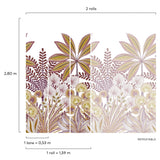 Galerie A67701 Orom II Decorative motives Purple Lilac Mural A67701 Purple Lilac Mural
