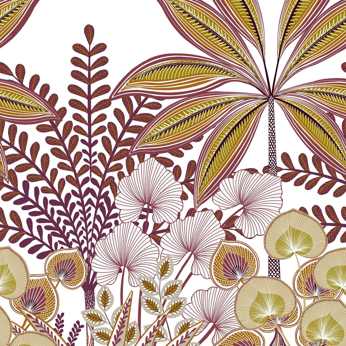 Galerie A67701 Orom II Decorative motives Purple Lilac Mural A67701 Purple Lilac Mural