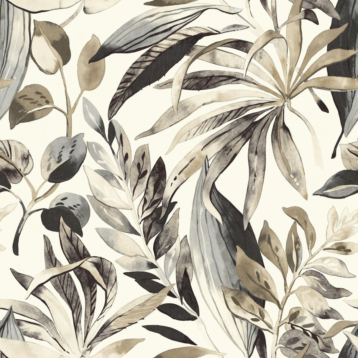 Galerie A71701 Orom II Branched Leaves Motive Beige Mural A71701 Beige Mural