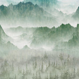 Galerie A73601 Orom II Photographic All-over Print Green Mural A73601 Green Mural