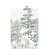 Galerie A73701 Orom II Photographic All-over Print Green Mural A73701 Green Mural