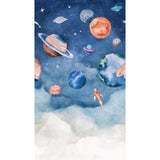 Galerie A77201 Orom II Photographic All-over Print Blue Mural A77201 Blue Mural