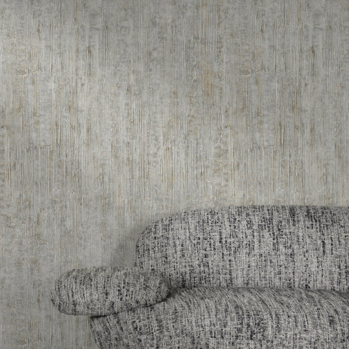 Galerie A77804 Textured Vibes Concrete Plain Black Wallpaper A77804 Black Wallpaper