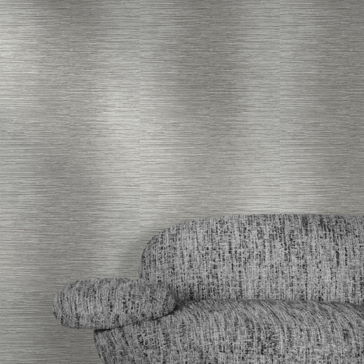 Galerie A77902 Textured Vibes Irregular Stripes Grey Wallpaper A77902 Grey Wallpaper