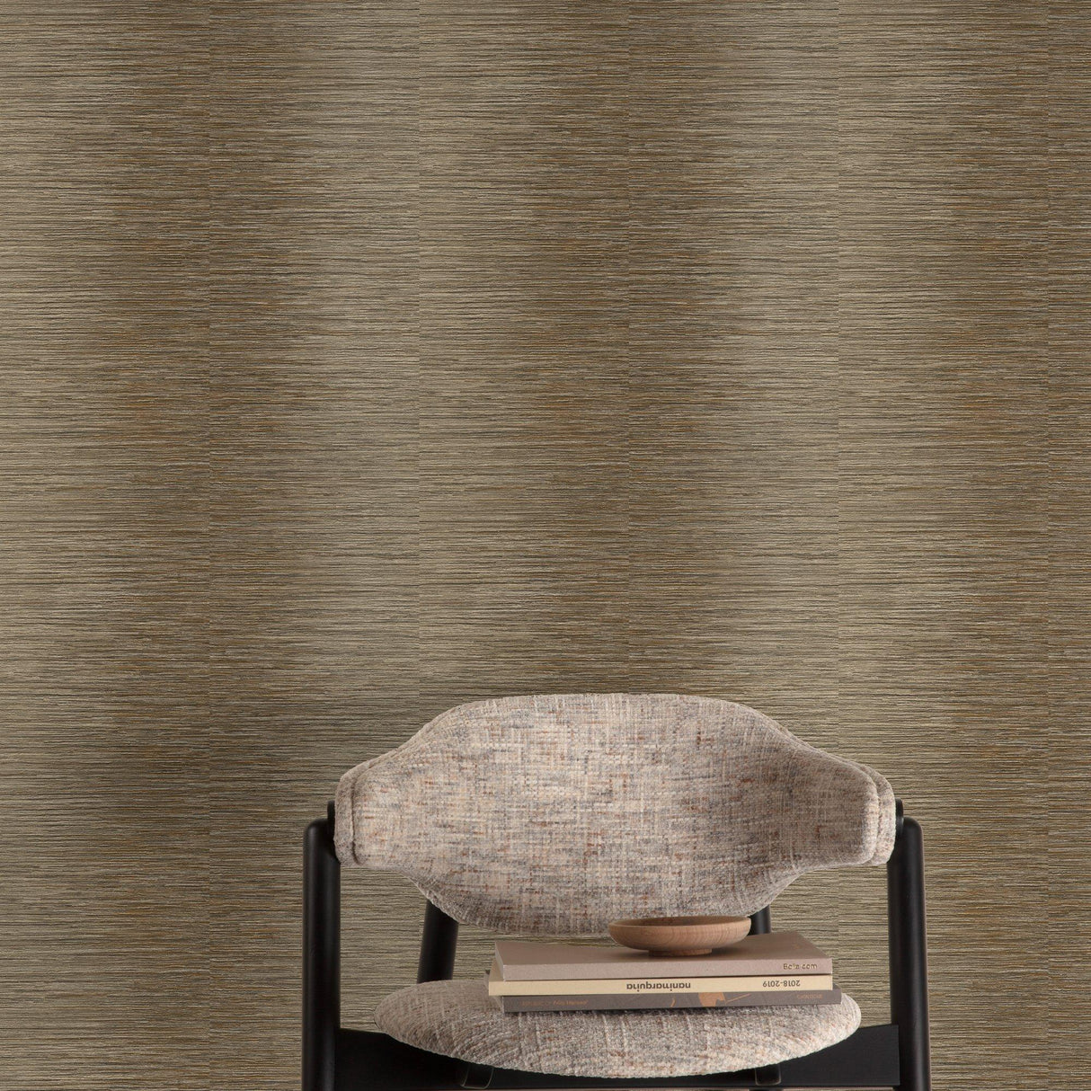 Galerie A77903 Textured Vibes Irregular Stripes Brown Wallpaper A77903 Brown Wallpaper