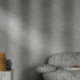 Galerie A77905 Textured Vibes Irregular Stripes Black Wallpaper A77905 Black Wallpaper