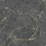 Galerie A78003 Textured Vibes Marble Plain Black Wallpaper A78003 Black Wallpaper