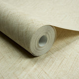 Galerie A78302 Textured Vibes Textile Plain Beige Wallpaper A78302 Beige Wallpaper