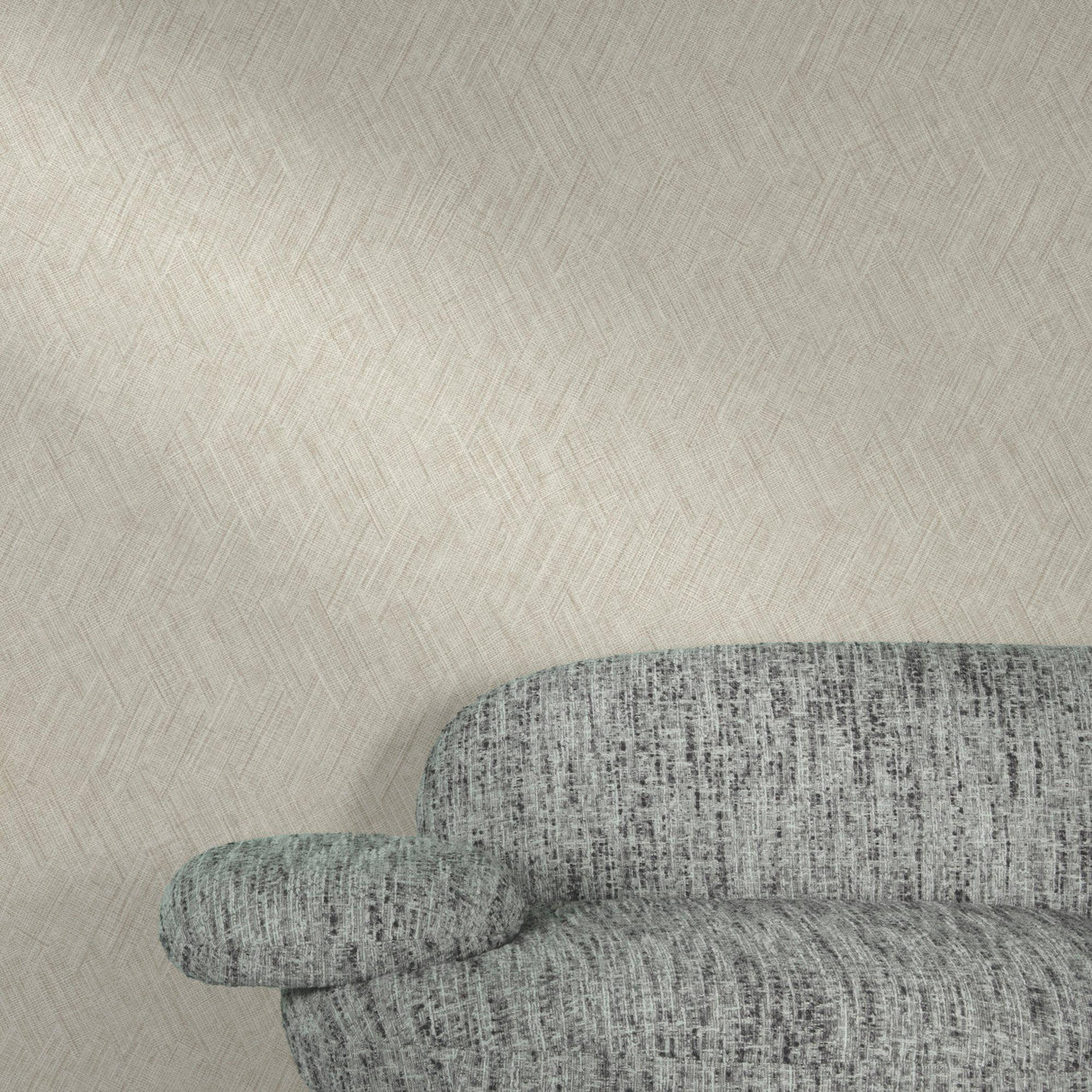 Galerie A78304 Textured Vibes Textile Plain Grey Wallpaper A78304 Grey Wallpaper