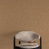Galerie A78305 Textured Vibes Textile Plain Brown Wallpaper A78305 Brown Wallpaper