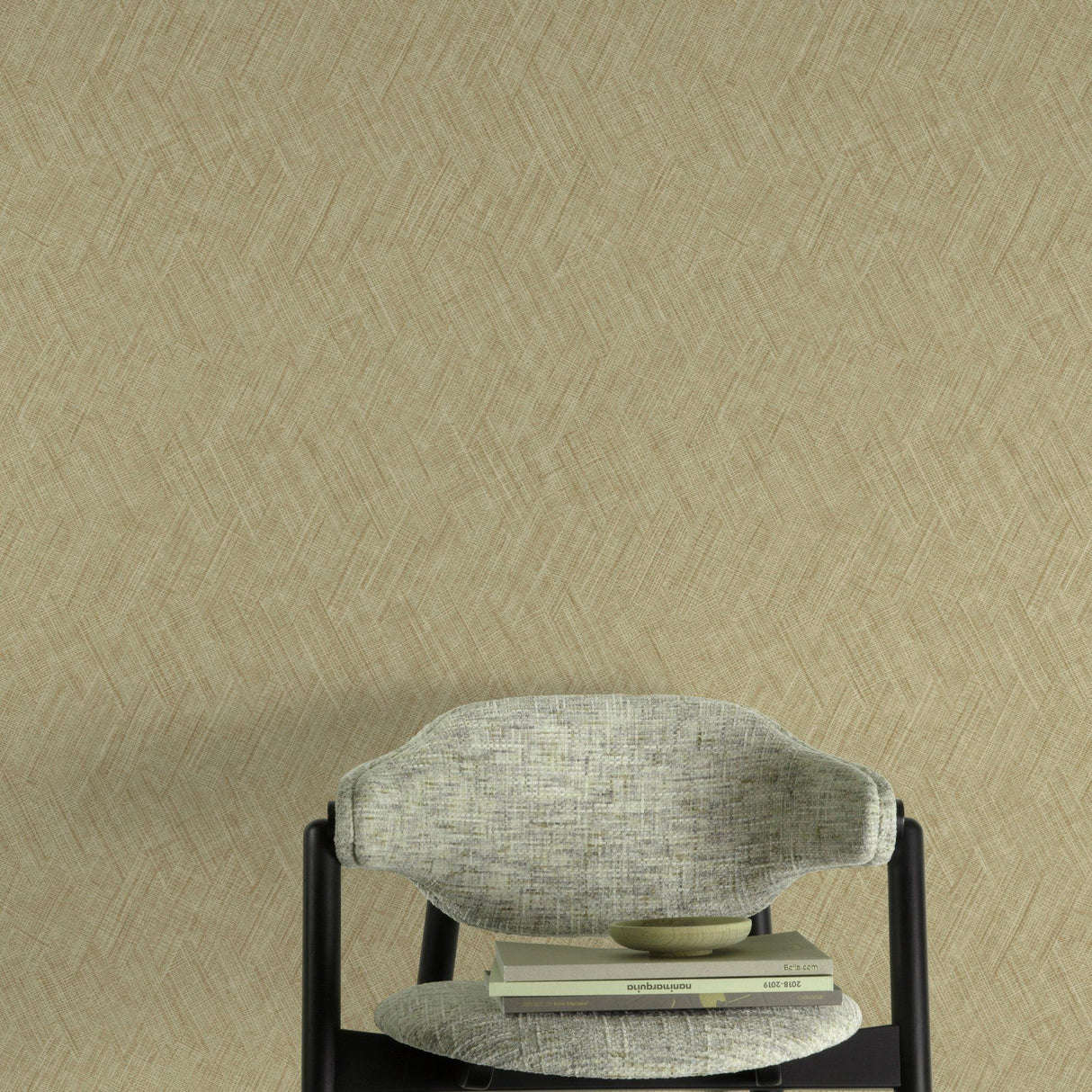 Galerie A78306 Textured Vibes Textile Plain Green Wallpaper A78306 Green Wallpaper