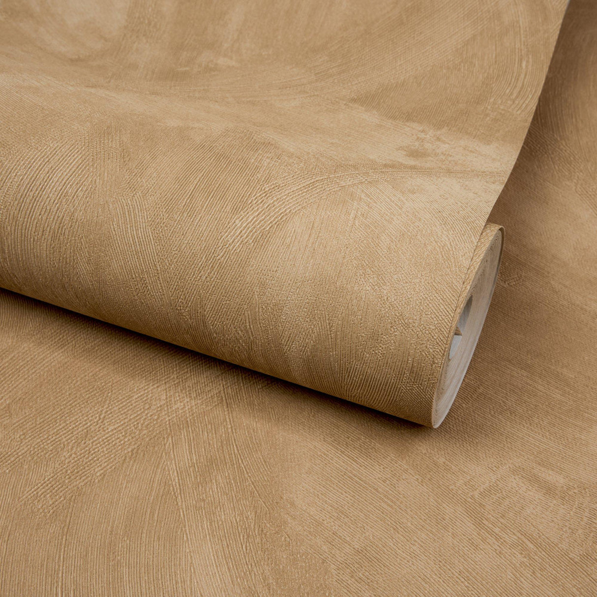 Galerie A78707 Textured Vibes Authentic Plaster Plain Brown Wallpaper A78707 Brown Wallpaper
