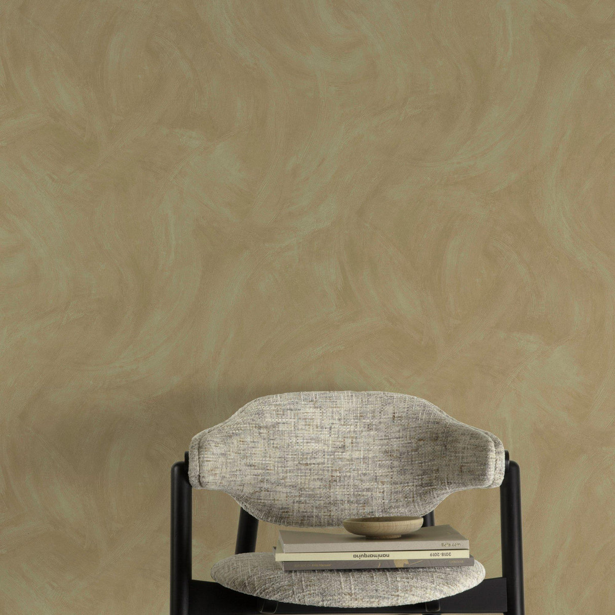Galerie A78708 Textured Vibes Authentic Plaster Plain Green Wallpaper A78708 Green Wallpaper