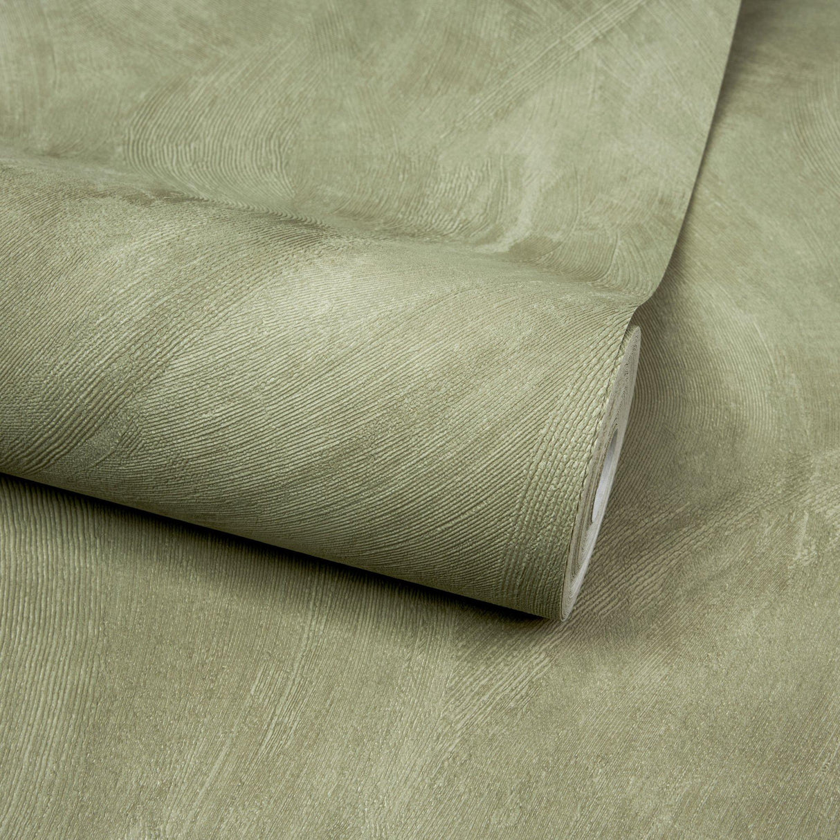 Galerie A78709 Textured Vibes Authentic Plaster Plain Green Wallpaper A78709 Green Wallpaper