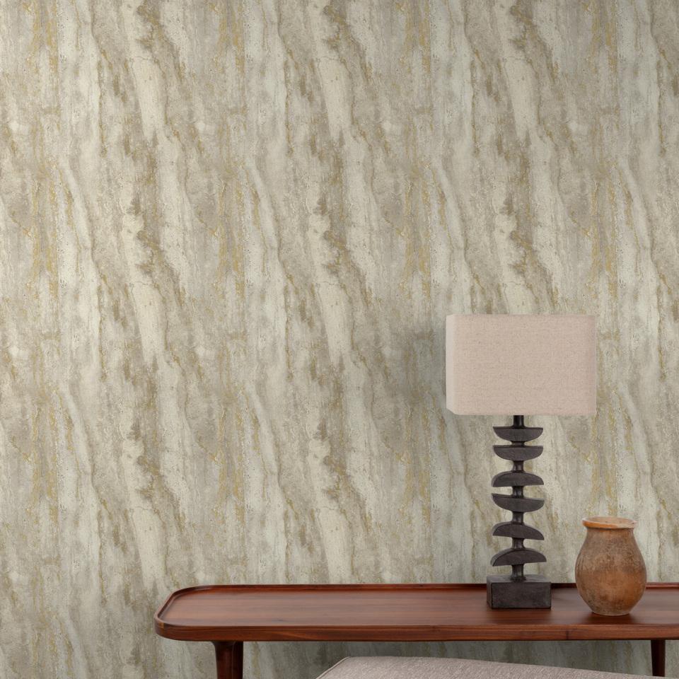 Galerie A81702 Structured Walls marble plain Beige Wallpaper A81702 Beige Wallpaper