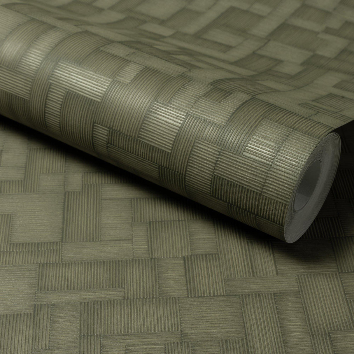 Galerie A85201 Structured Walls Geometric All-over Green Wallpaper A85201 Green Wallpaper
