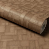 Galerie A85204 Structured Walls Geometric All-over Brown Wallpaper A85204 Brown Wallpaper