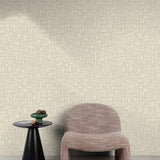 Galerie A85203 Structured Walls Geometric All-over Beige Wallpaper A85203 Beige Wallpaper