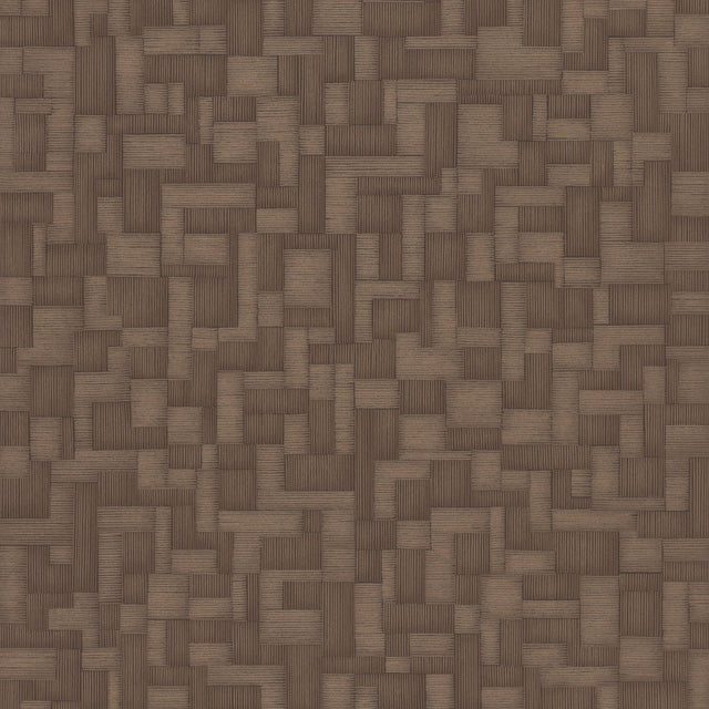 Galerie A85205 Structured Walls Geometric All-over Brown Wallpaper A85205 Brown Wallpaper