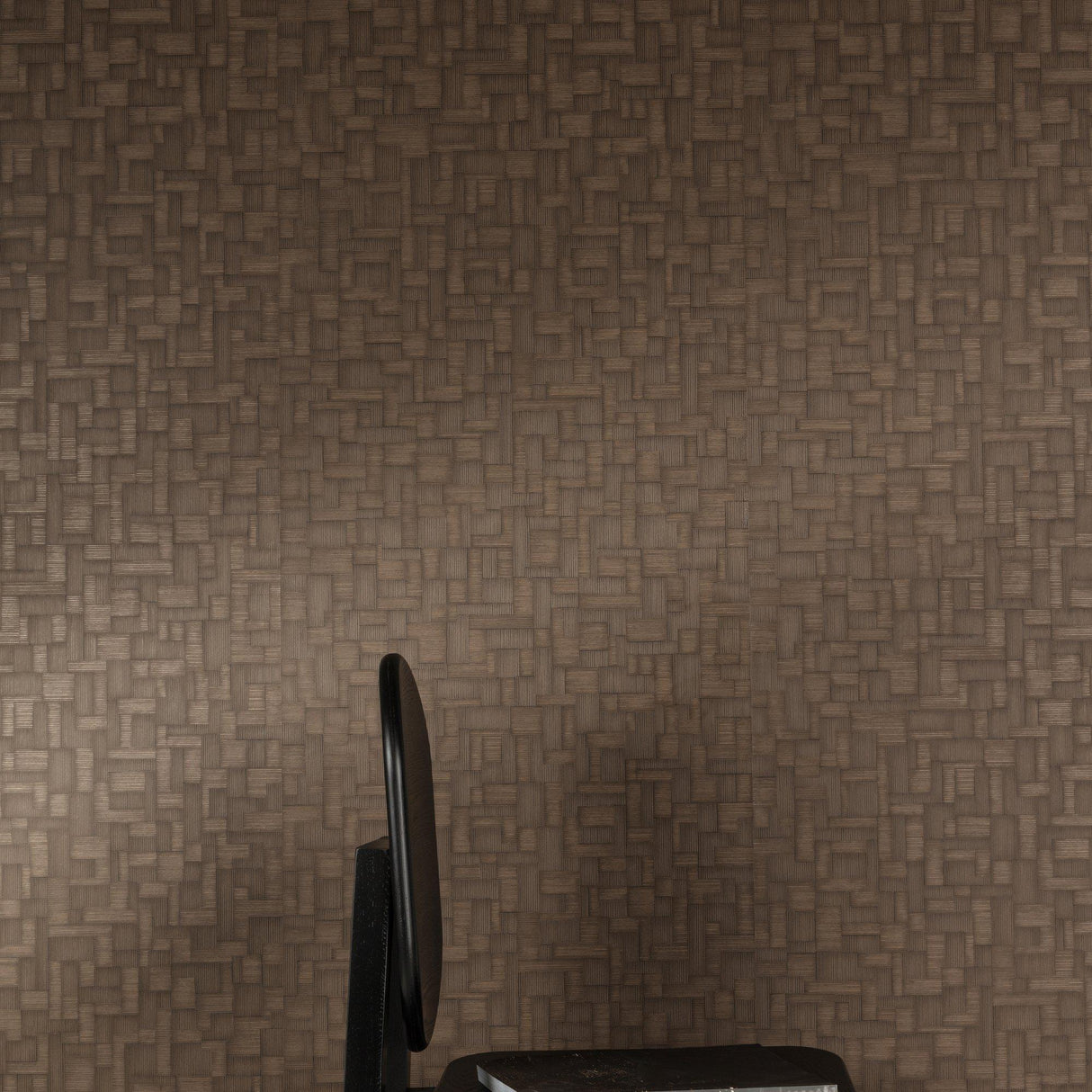 Galerie A85205 Structured Walls Geometric All-over Brown Wallpaper A85205 Brown Wallpaper