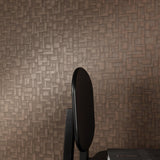 Galerie A85205 Structured Walls Geometric All-over Brown Wallpaper A85205 Brown Wallpaper