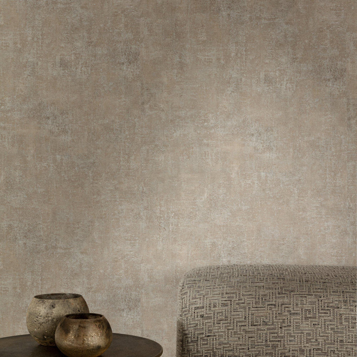 Galerie A85404 Structured Walls Authentic Plaster Plain Beige Wallpaper A85404 Beige Wallpaper