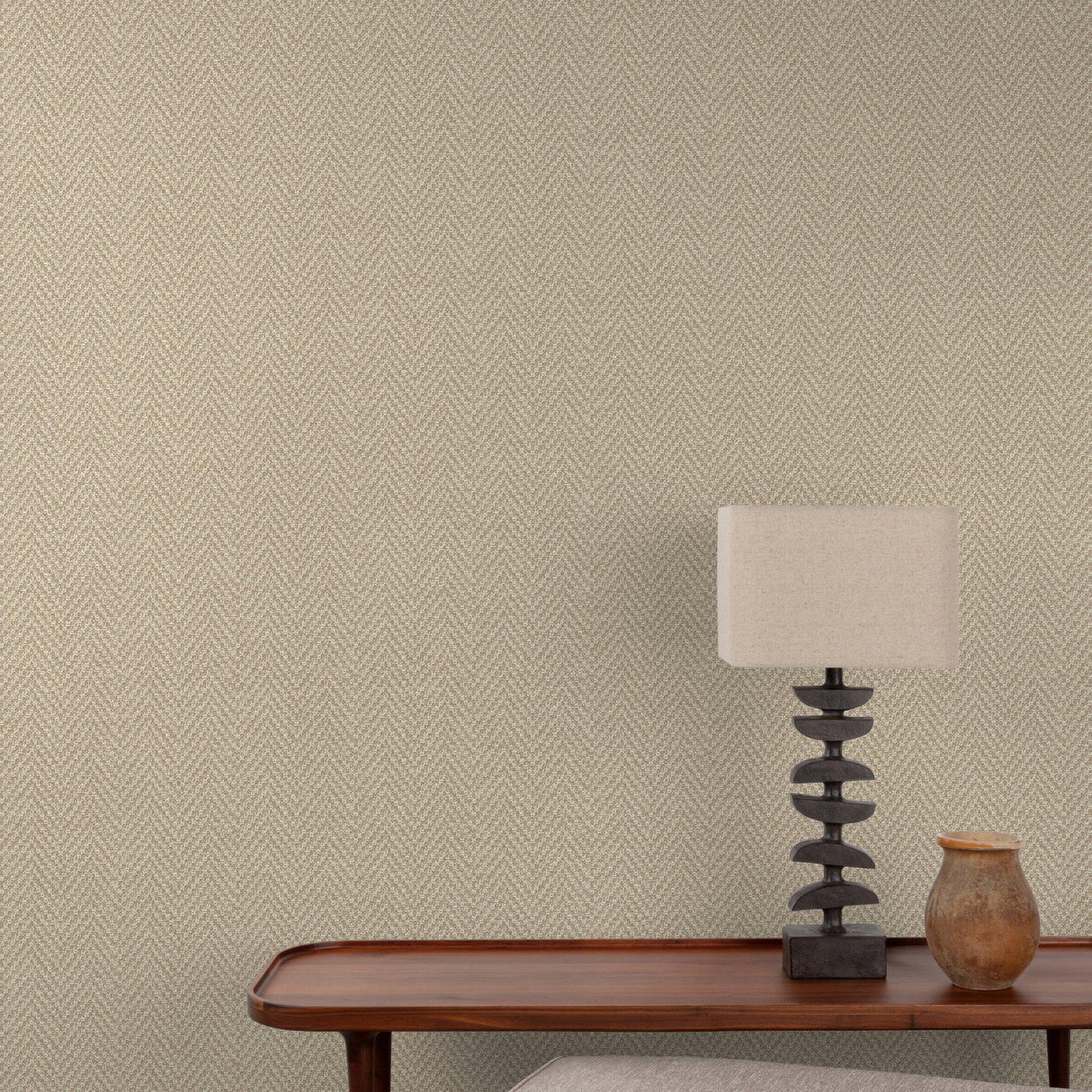 Galerie A86205 Structured Walls Faux Unis Natural Brown Wallpaper A86205 Brown Wallpaper