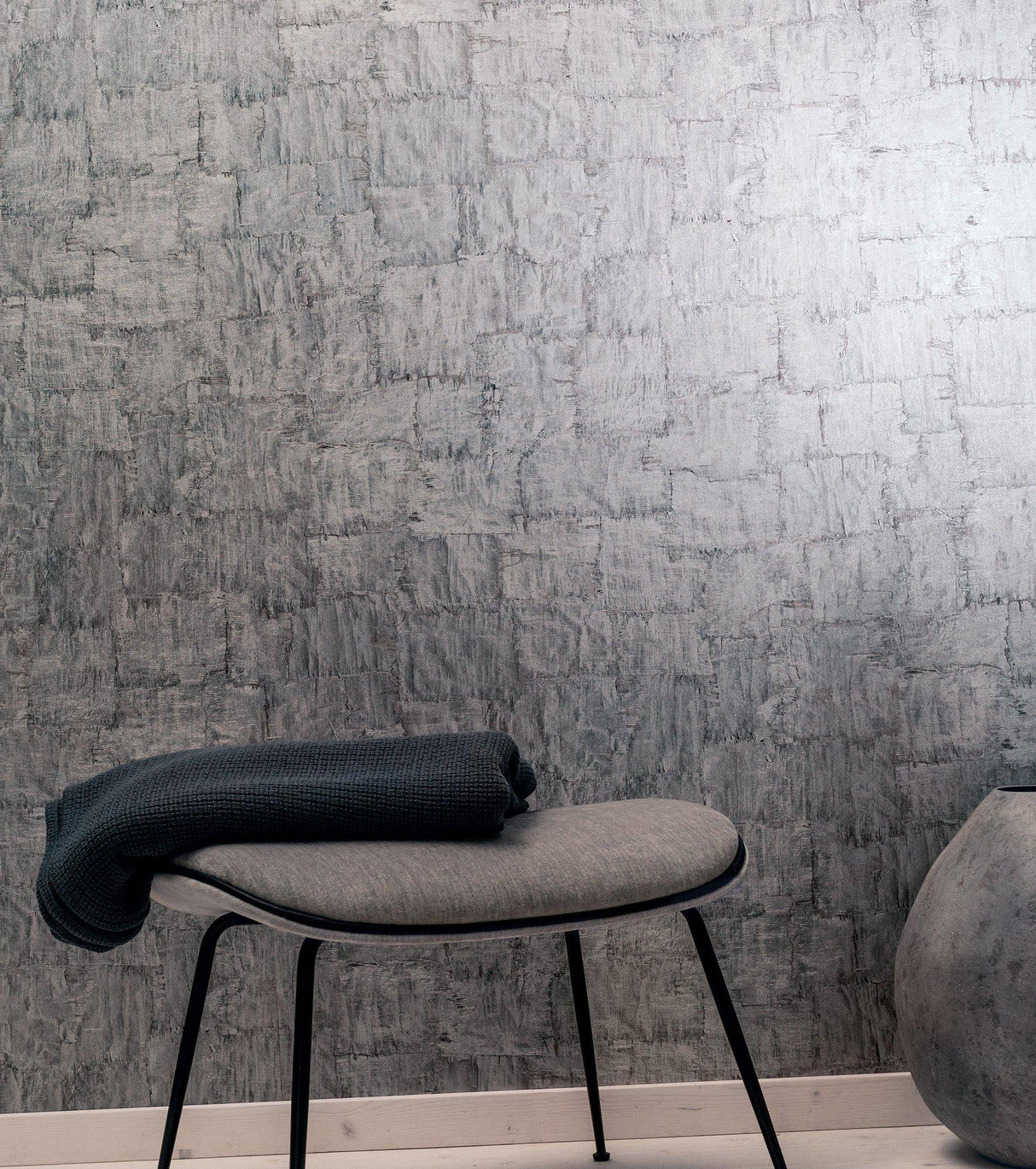 Galerie AI95016 Air Wood Silver Grey Wallpaper AI95016 Silver Grey Wallpaper