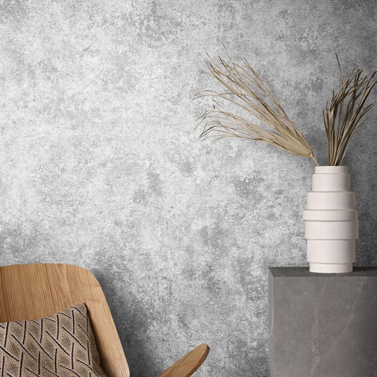 Galerie AI95020 Air Industrial Silver Grey Wallpaper AI95020 Silver Grey Wallpaper
