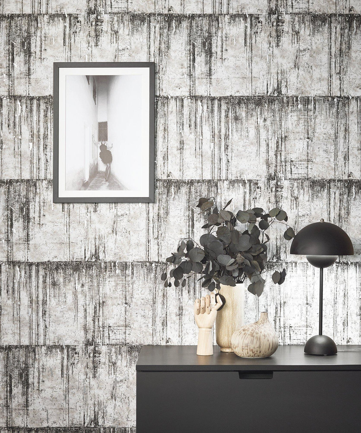 Galerie AI95024 Air Industrial Silver Grey Wallpaper AI95024 Silver Grey Wallpaper