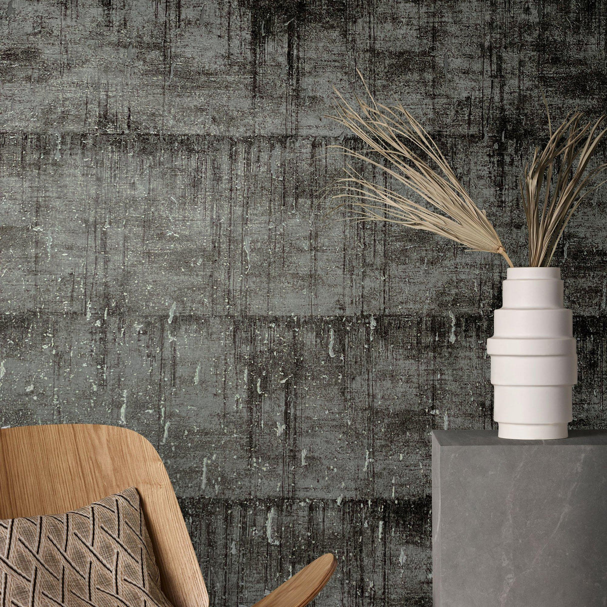 Galerie AI95025 Air Industrial Black Wallpaper AI95025 Black Wallpaper