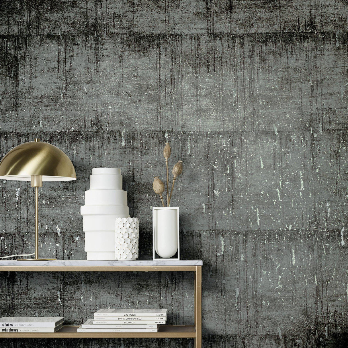 Galerie AI95025 Air Industrial Black Wallpaper AI95025 Black Wallpaper