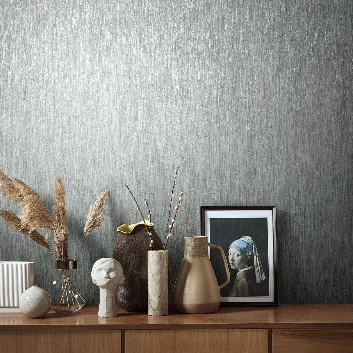 Galerie AI95031 Air Plain Texture Silver Grey Wallpaper AI95031 Silver Grey Wallpaper